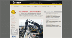 Desktop Screenshot of grondinconstruction.com